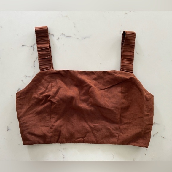 Zara Strappy Crop Top - Picture 2 of 7